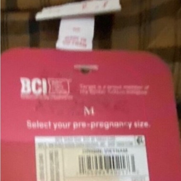 Isabel maternity Brown Plaid Button Pullover Shirt Medium New MSRP $27 - Picture 6 of 6